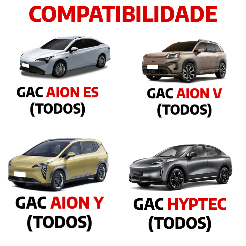 Descanso de Pé em Aço Inox GAC Aion V Urban
