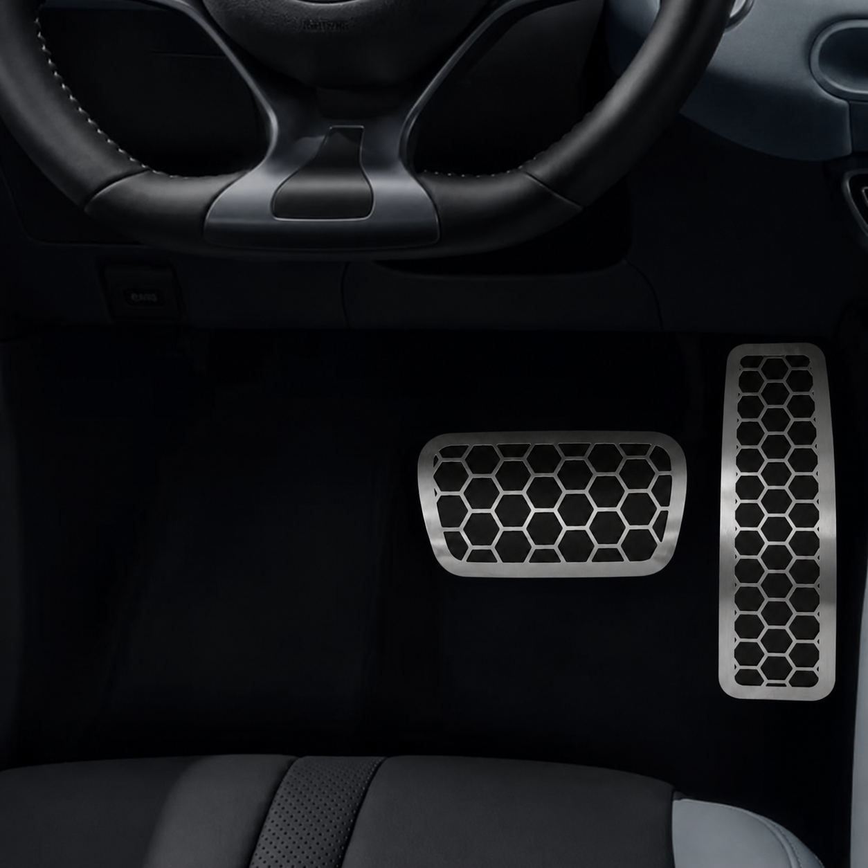 Pedaleira em aço inox Chevrolet Tracker Onix Urban AT 2020 em diante