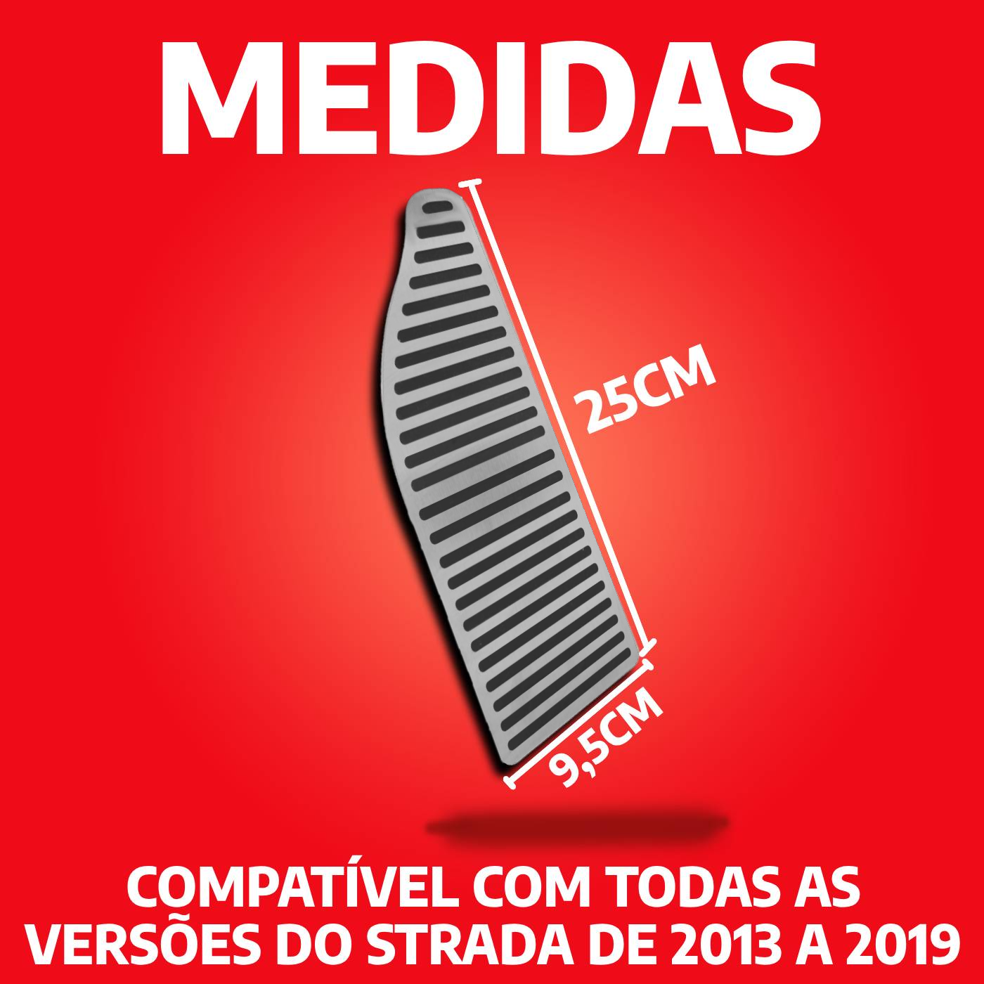 Soleira E Descanso Liso Fiat Strada 2013 A 2019 - 7