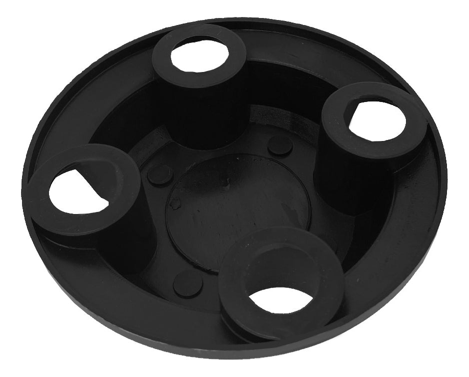 Kit Calotinhas new black Ford Aro 13, 14 e 15 - Ford Azul Fundo Prata