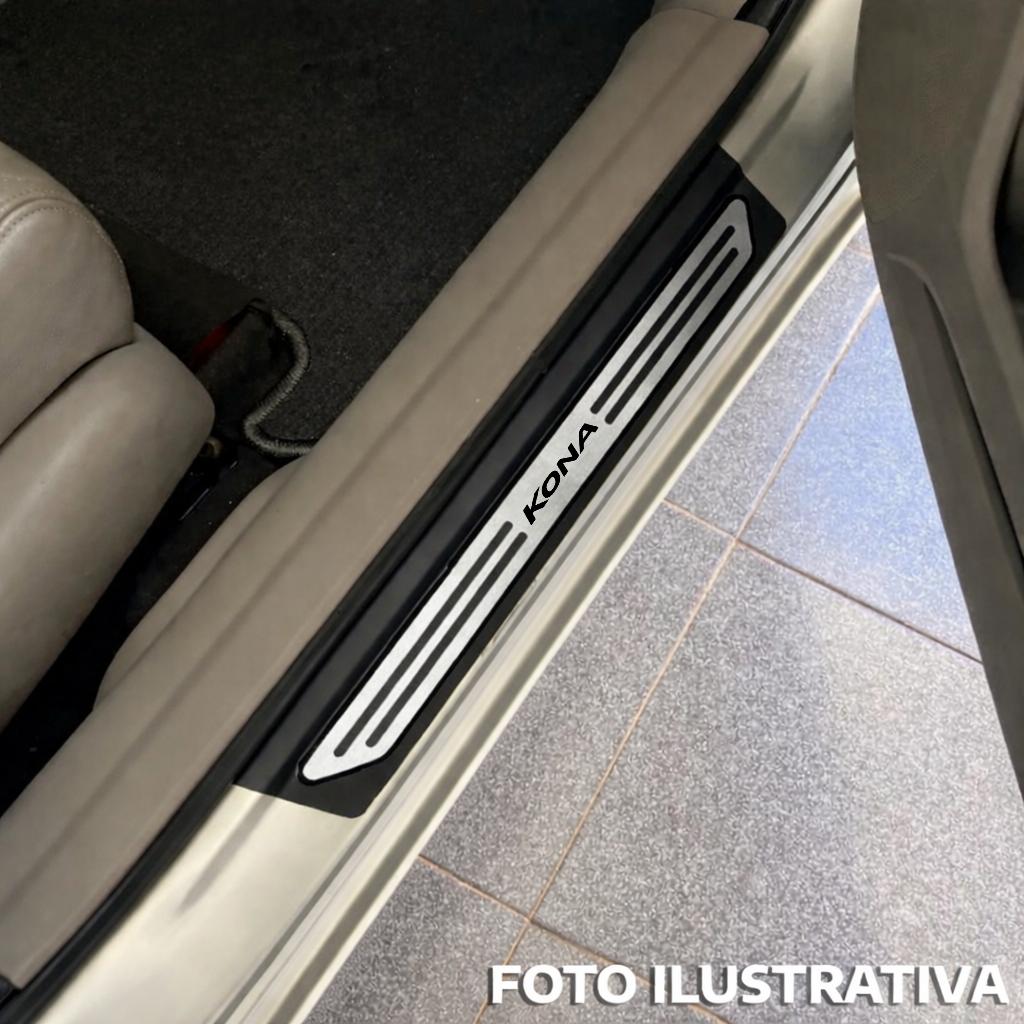 Kit soleira baixo relevo KONA em aço inox