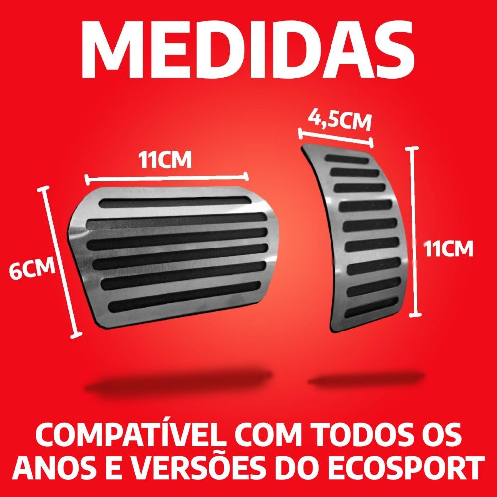Descanso E Pedaleira Lisa At Ford Ecosport - 6