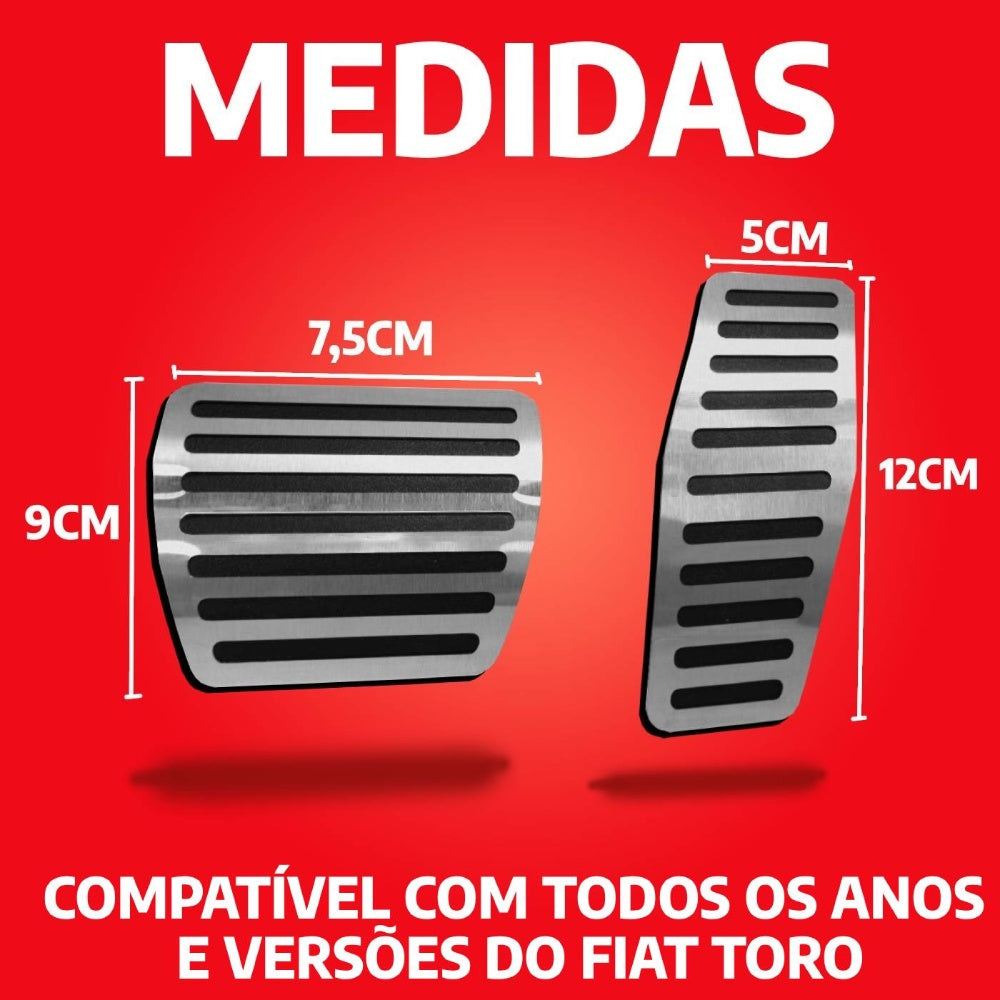Descanso Soleira E Pedaleira At Liso Fiat Toro 2016 A 2024 - 9