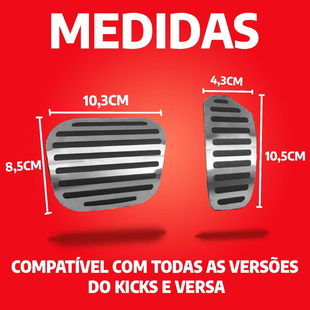 Descanso Soleira E Pedaleira At Liso Nissan Versa 2016 A 2020 - 10