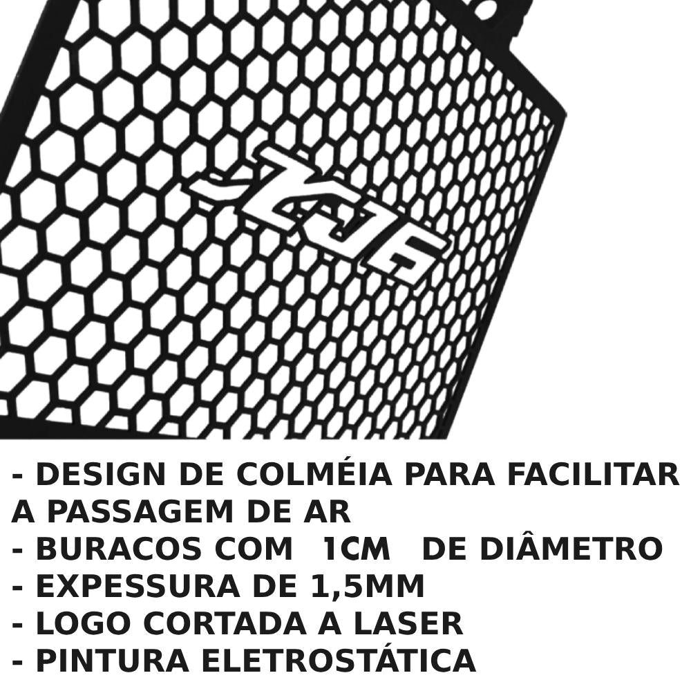 Protetor de Radiador Kawazaki Ninja 400