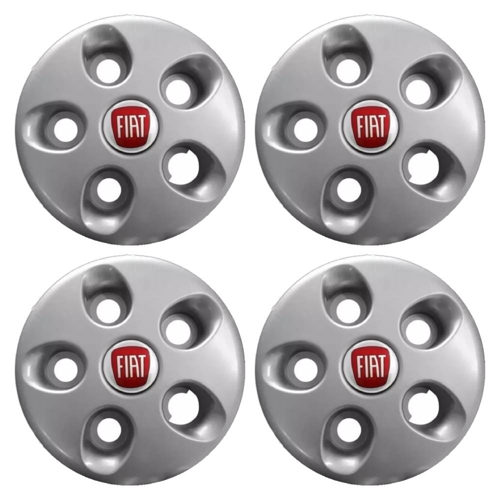 Calota Ducato Centro Roda Aro 15 C/emblema Prata