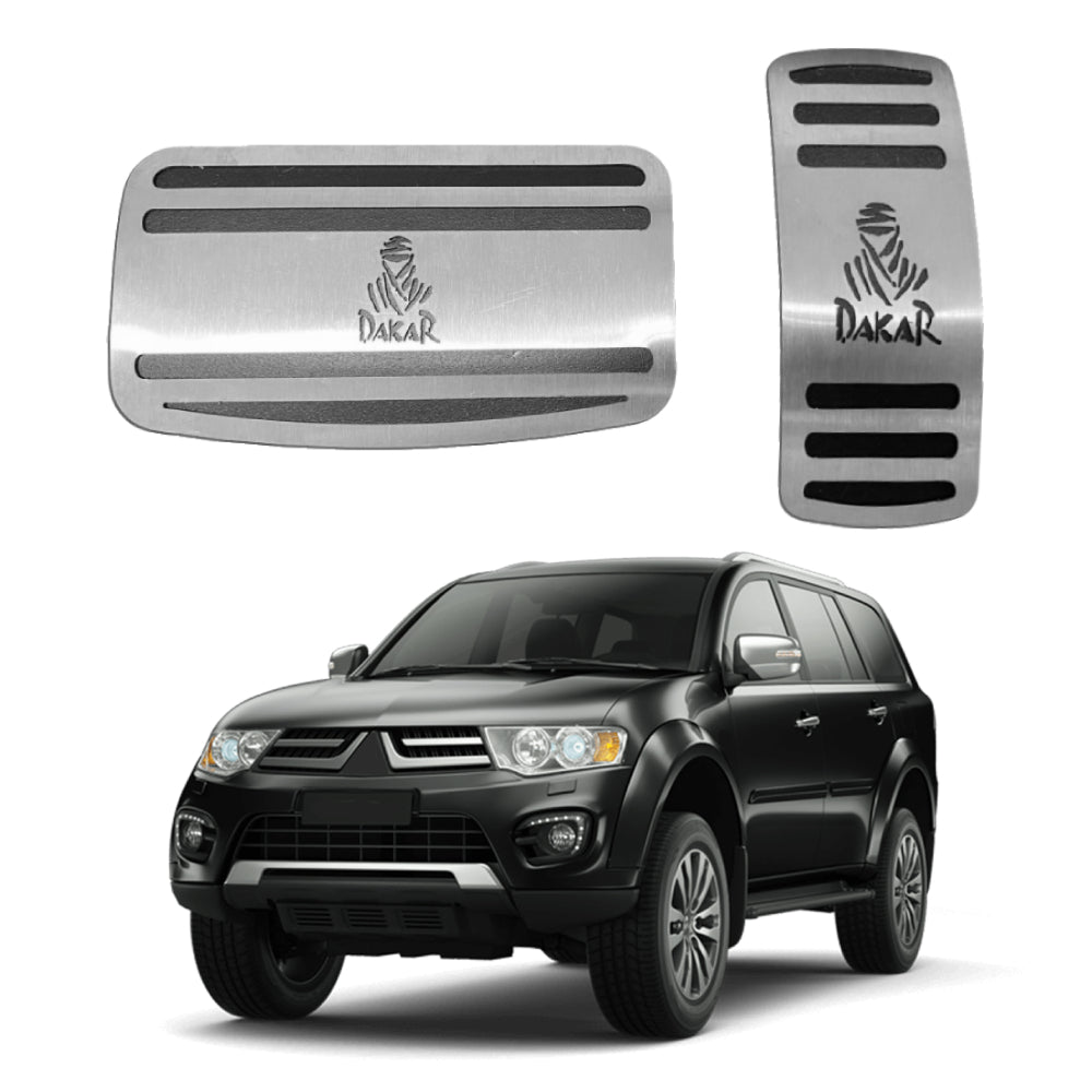 Pedaleira em Aço Inox Mitsubishi Pajero Dakar