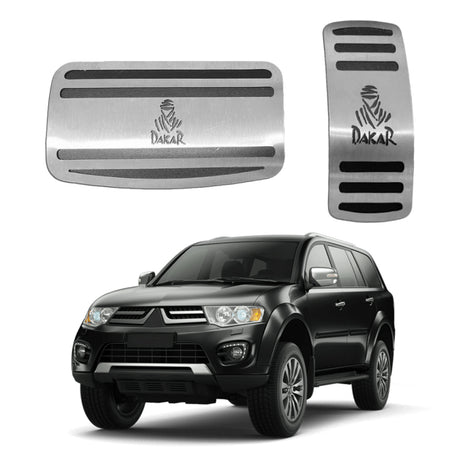 Pedaleira em Aço Inox Mitsubishi Pajero Dakar