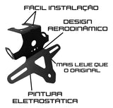 Eliminador De Rabeta Fz25 Fazer 250 2017 A 2023 Aço Carbono