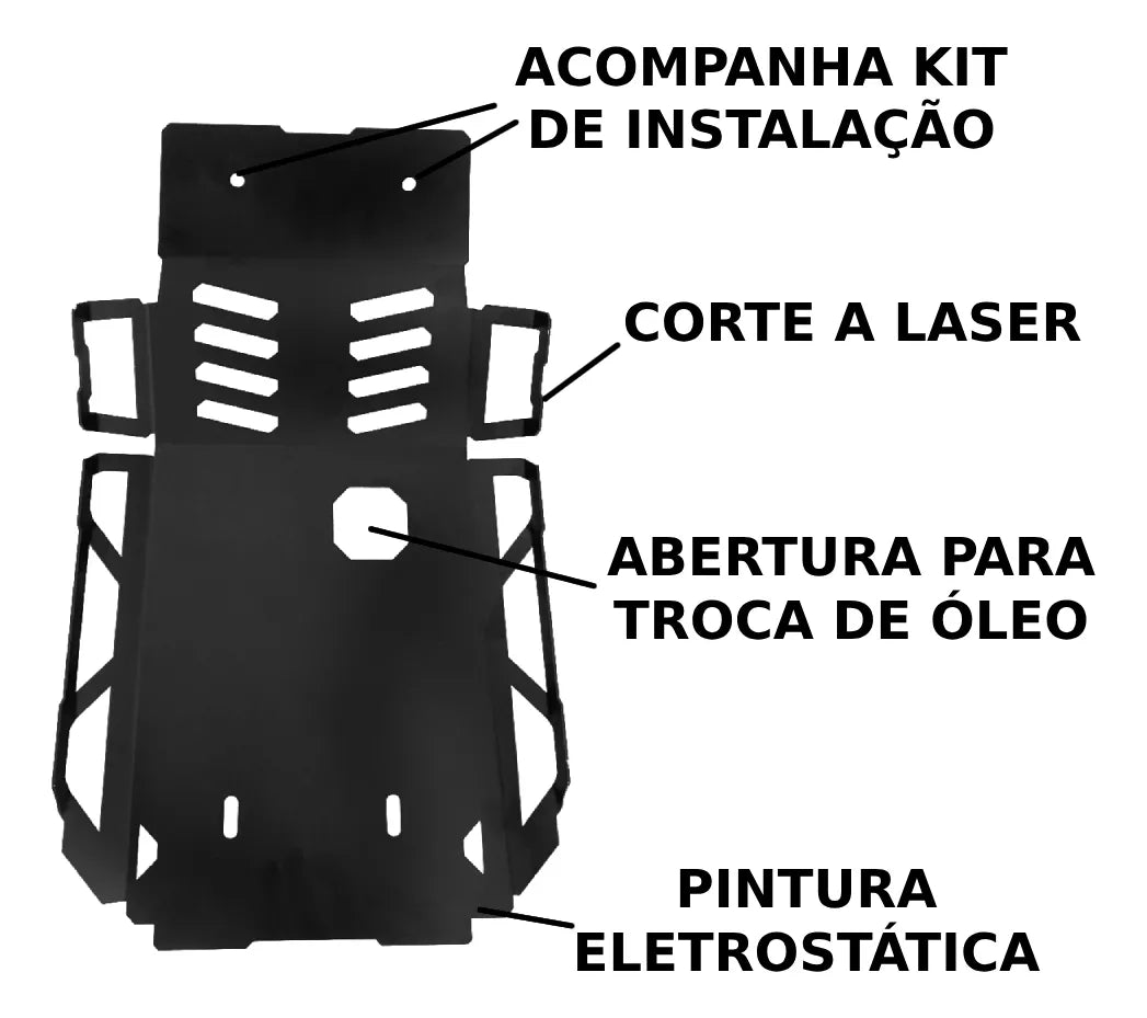 Protetor Cárter Motor Crosser 150