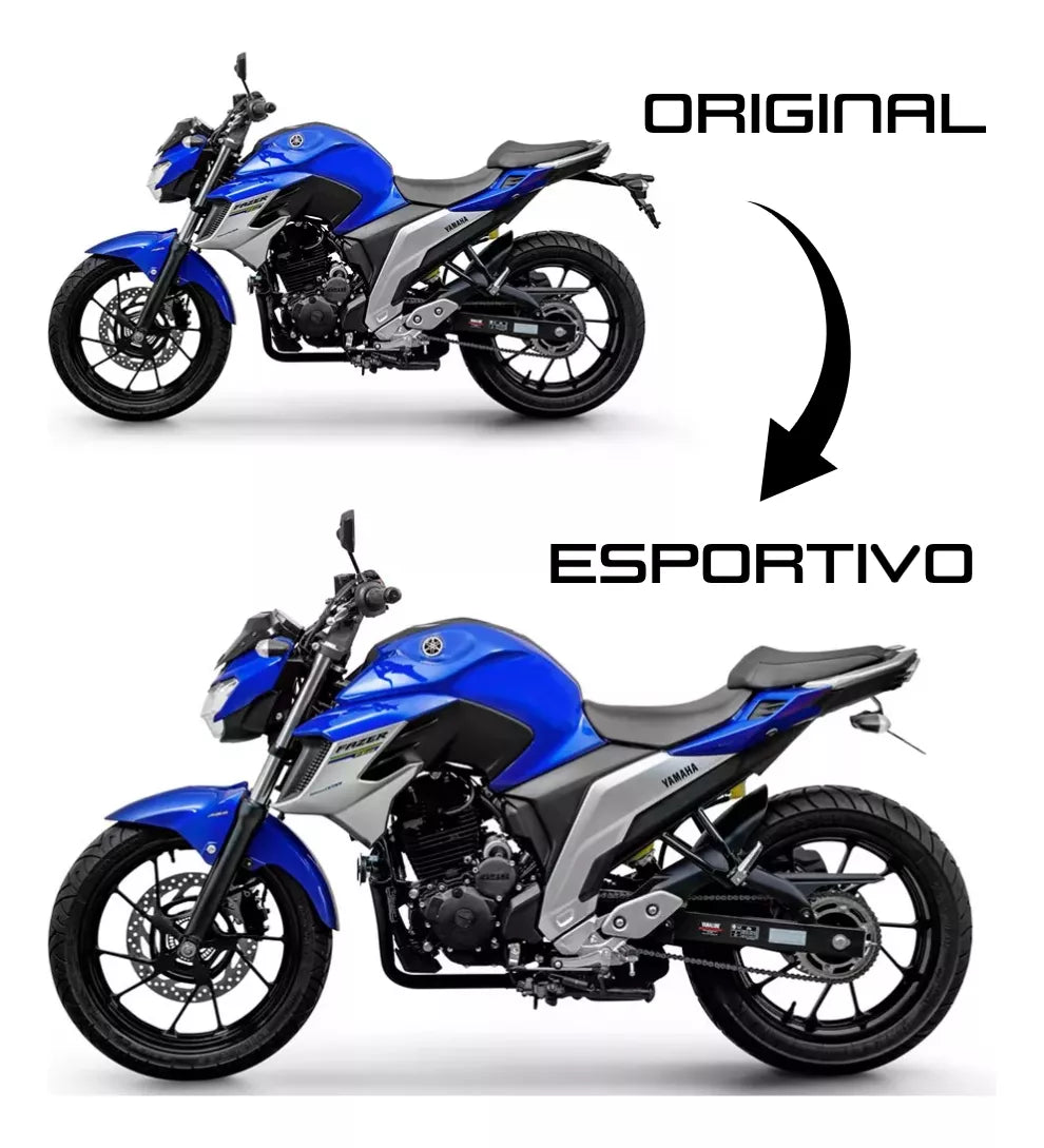 Eliminador De Rabeta Fz25 Fazer 250 2017 A 2023 Aço Carbono