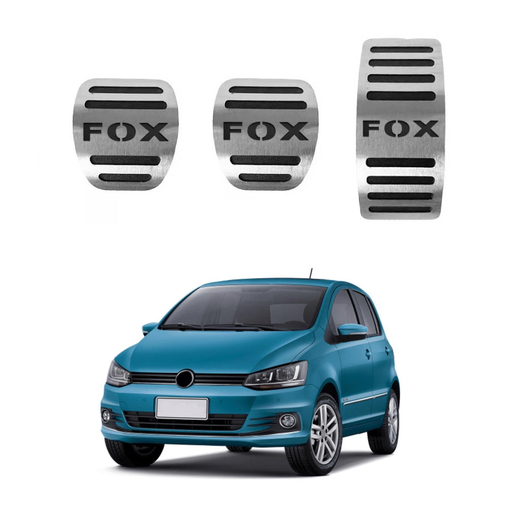 Pedaleira em Aço Inox Volkswagen Fox