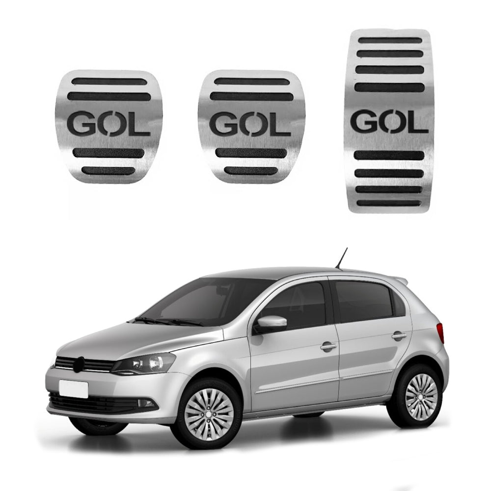 Pedaleira em Aço Inox Volkswagen Gol