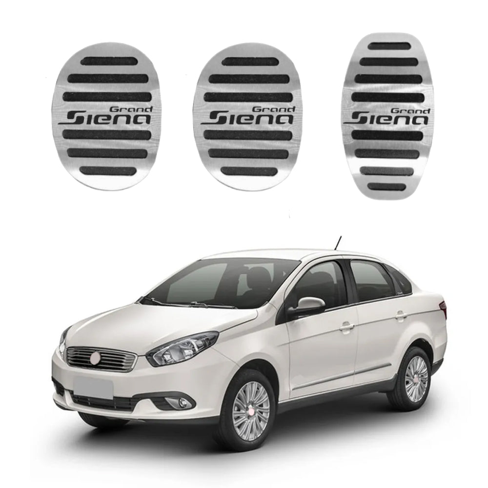 Pedaleira em Aço Inox Fiat Grand Siena