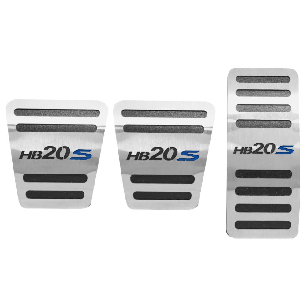 Pedaleira em Aço Inox Hyundai HB20S