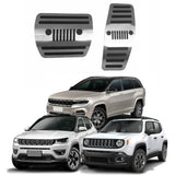 Pedaleira em Aço Inox Jeep Compass / Commander / Renegade