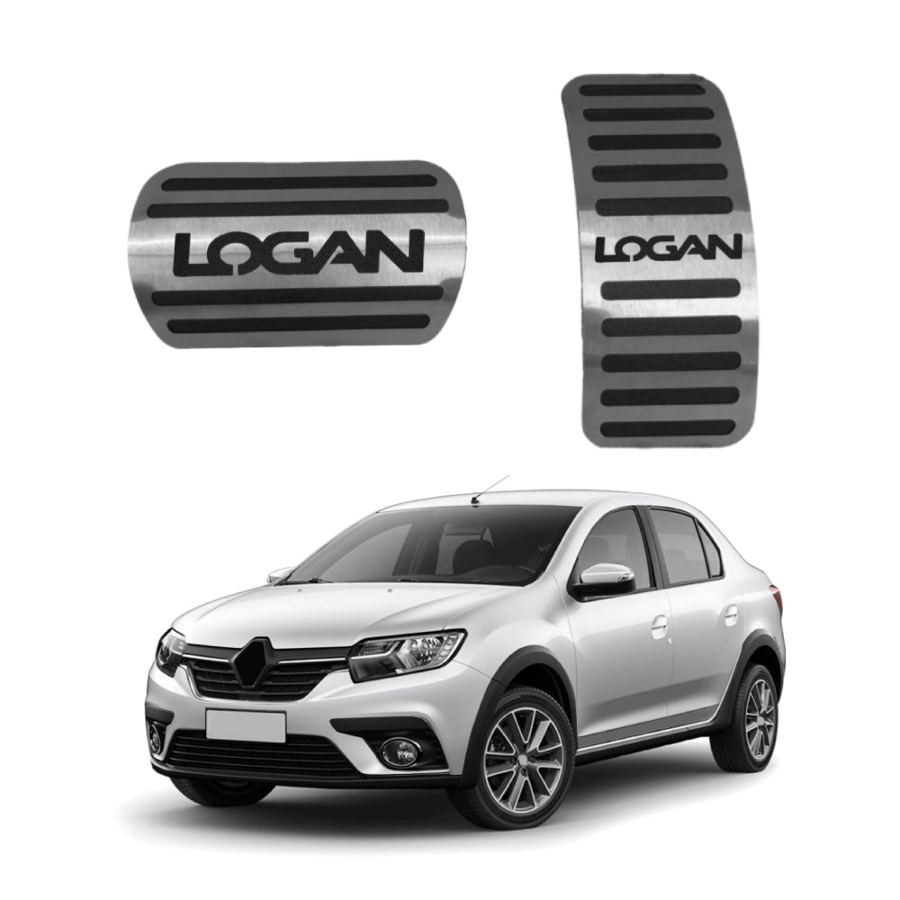 Pedaleira em Aço Inox Renault Logan