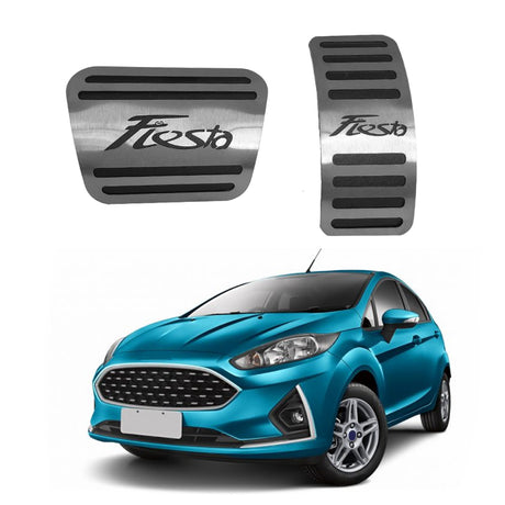 Pedaleira em Aço Inox Ford New Fiesta