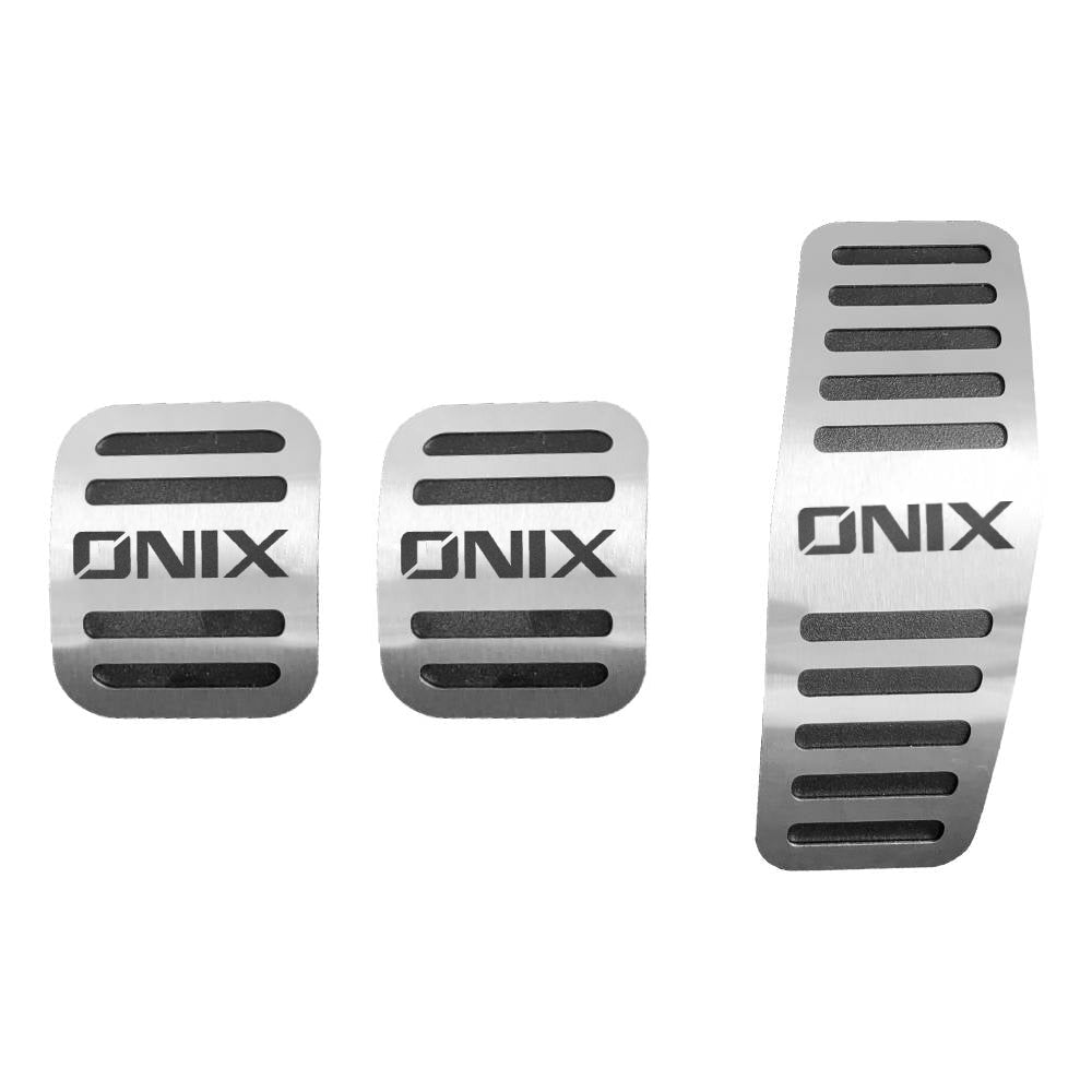 Pedaleira em Aço Inox Chevrolet Onix