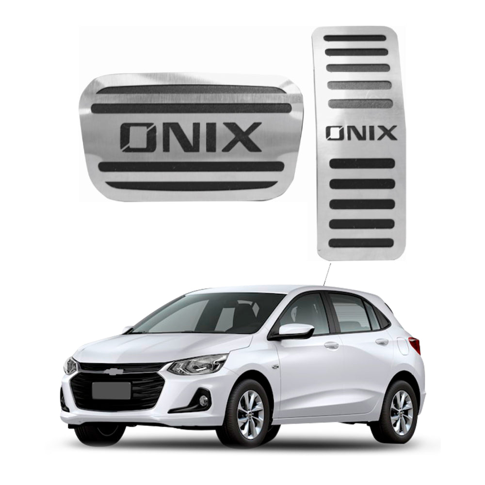 Pedaleira em Aço Inox Chevrolet Onix