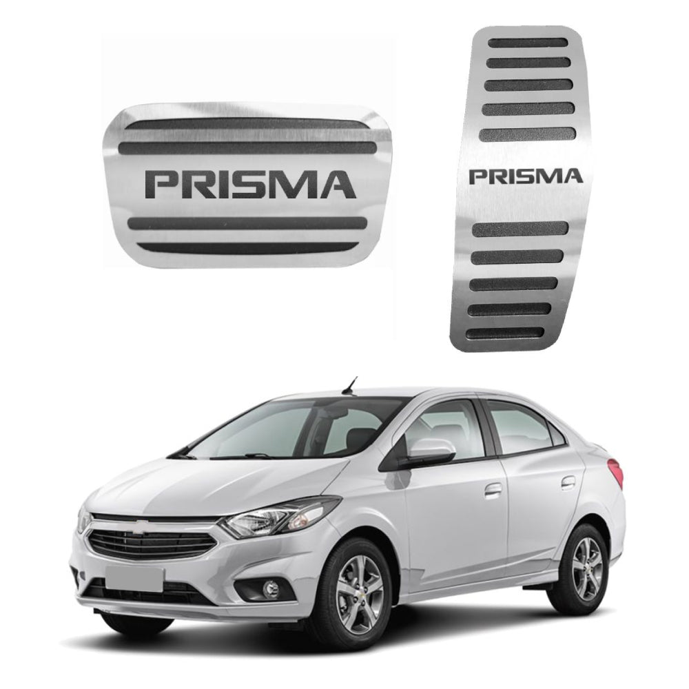 Pedaleira em Aço Inox Chevrolet Prisma