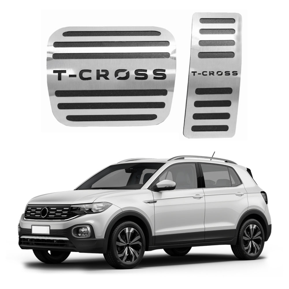 Pedaleira em Aço Inox Volkswagen T-cross