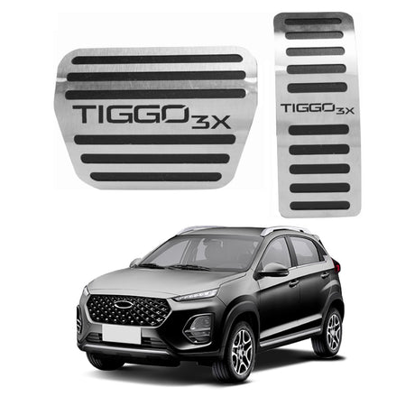 Pedaleira em Aço Inox Chery Tiggo 3x