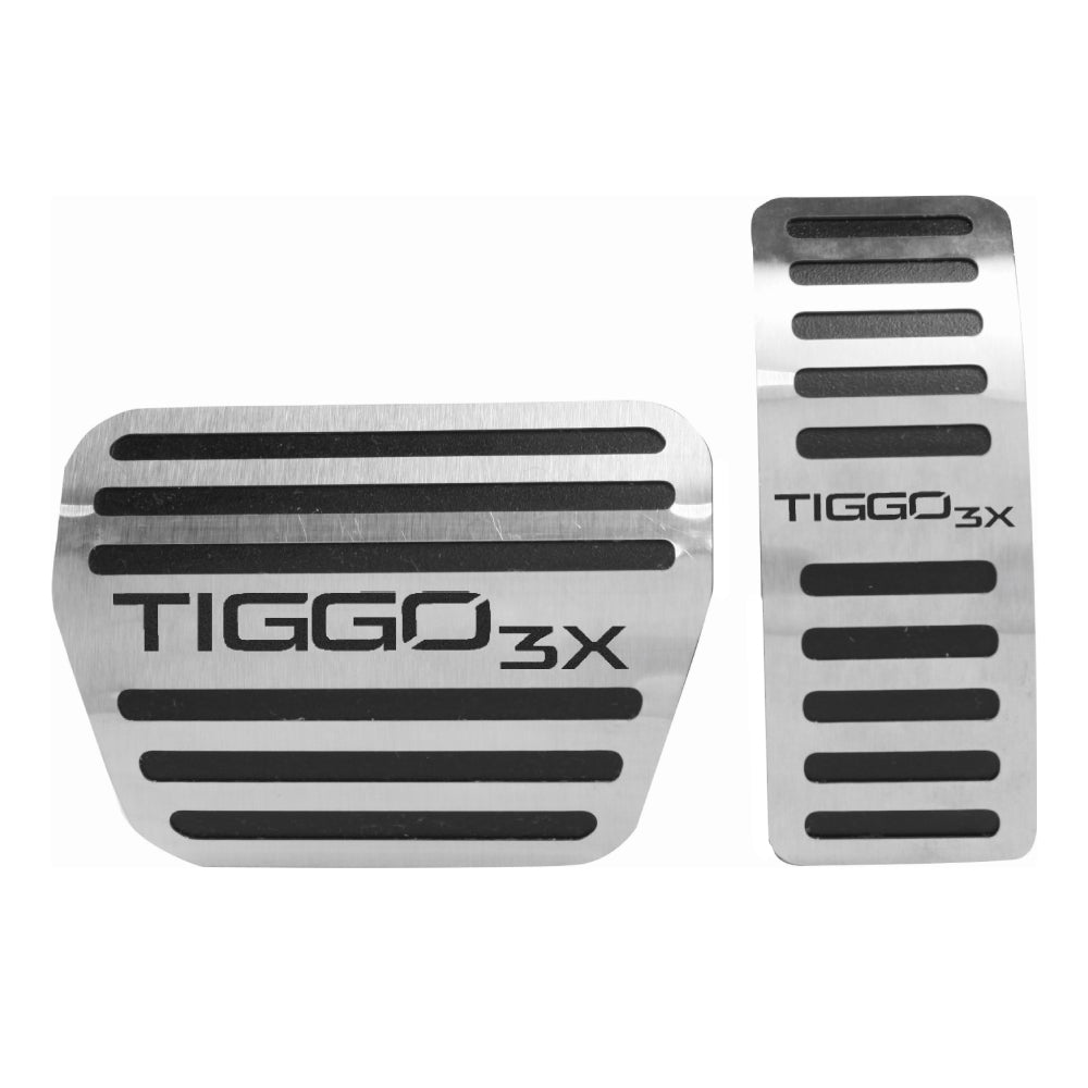 Pedaleira em Aço Inox Chery Tiggo 3x