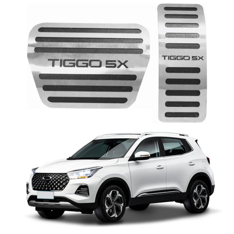 Pedaleira em Aço Inox Chery Tiggo 5x