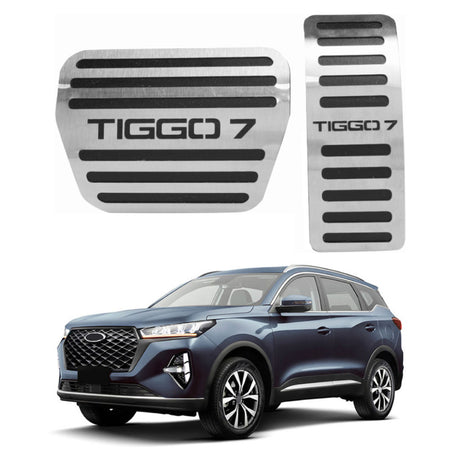 Pedaleira em Aço Inox Chery Tiggo 7
