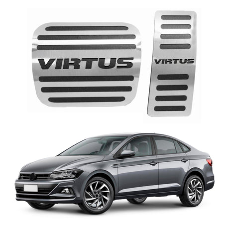 Pedaleira em Aço Inox Volkswagen Virtus