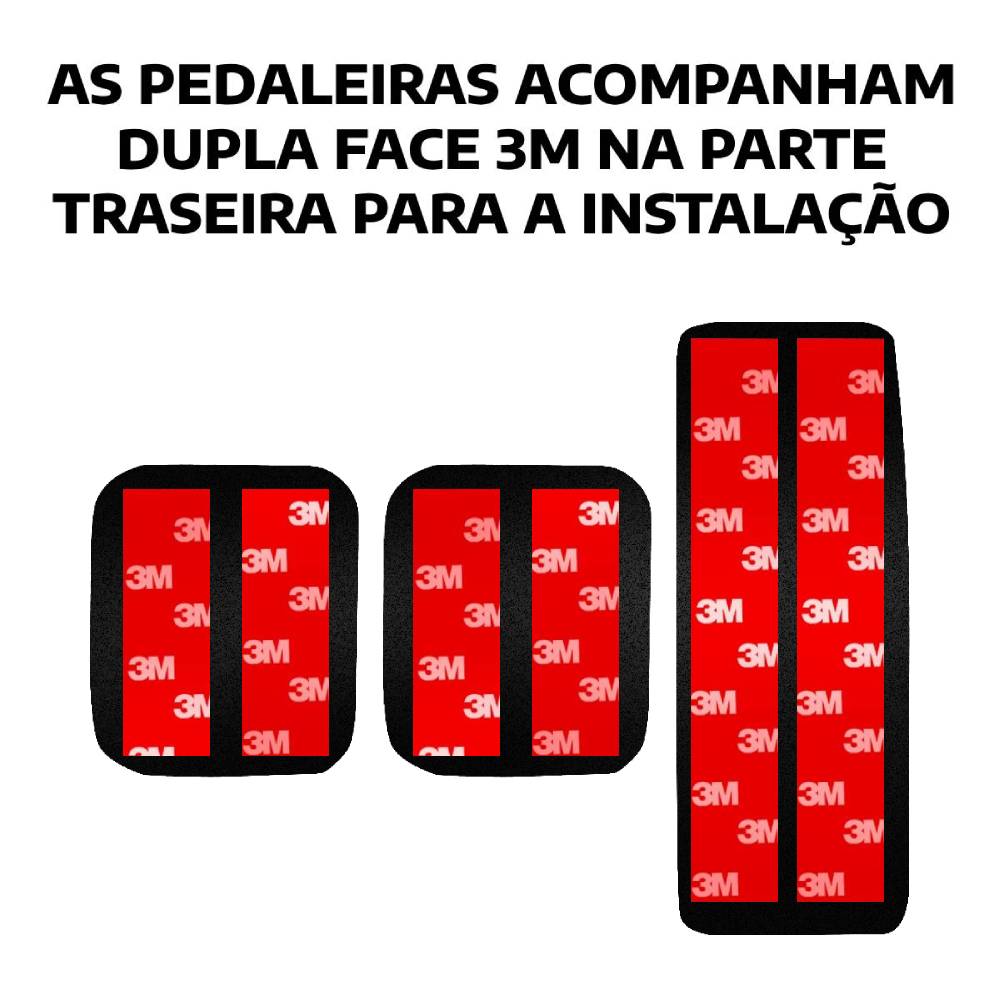 Pedaleira em Aço Inox Fiat Grand Siena