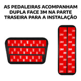 Pedaleira em Aço Inox Peugeot 208