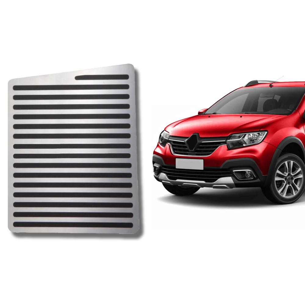 Descanso de pé em aço inox Renault Stepway