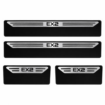Kit soleira baixo relevo EX2 em aço inox