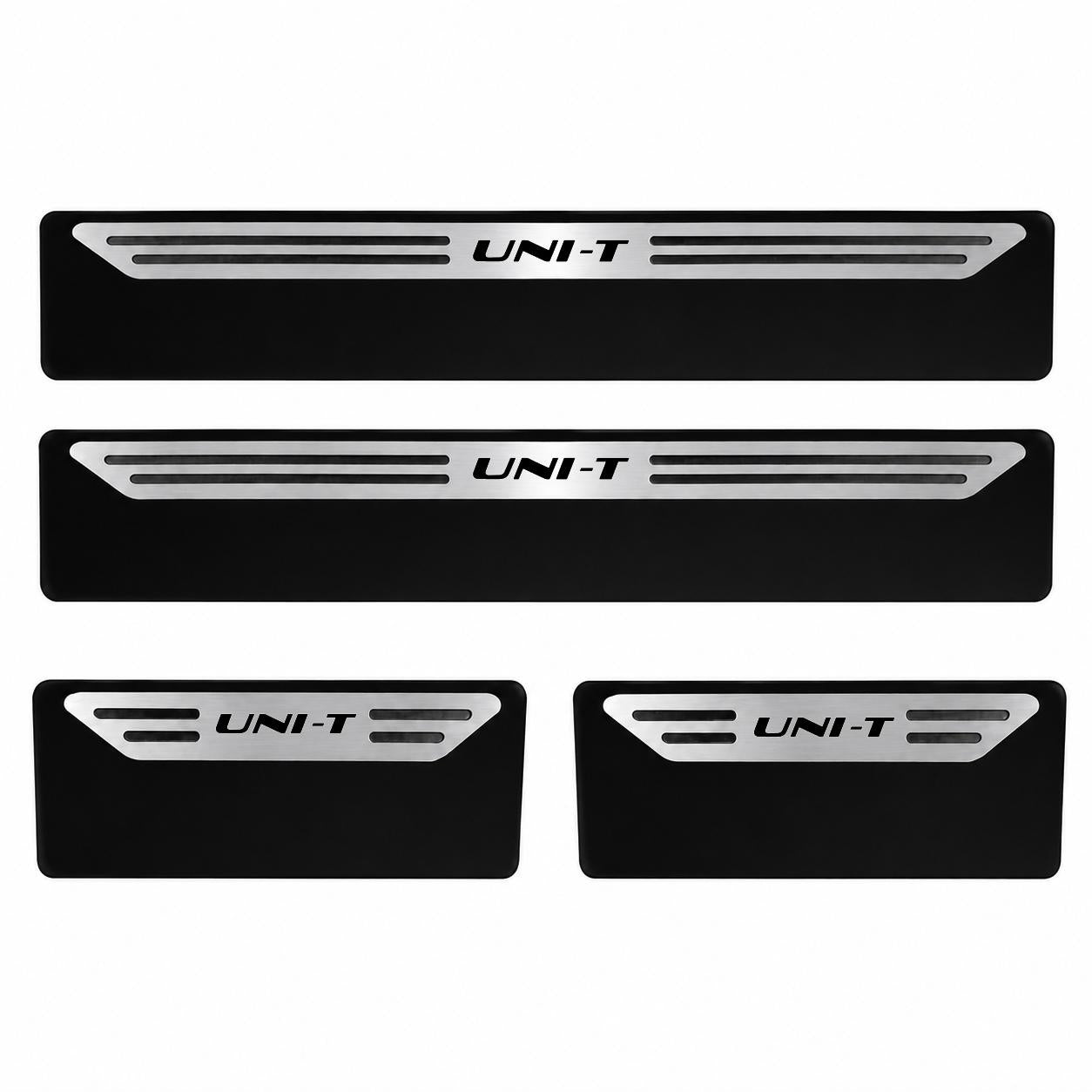 Kit soleira baixo relevo Uni-T em aço inox