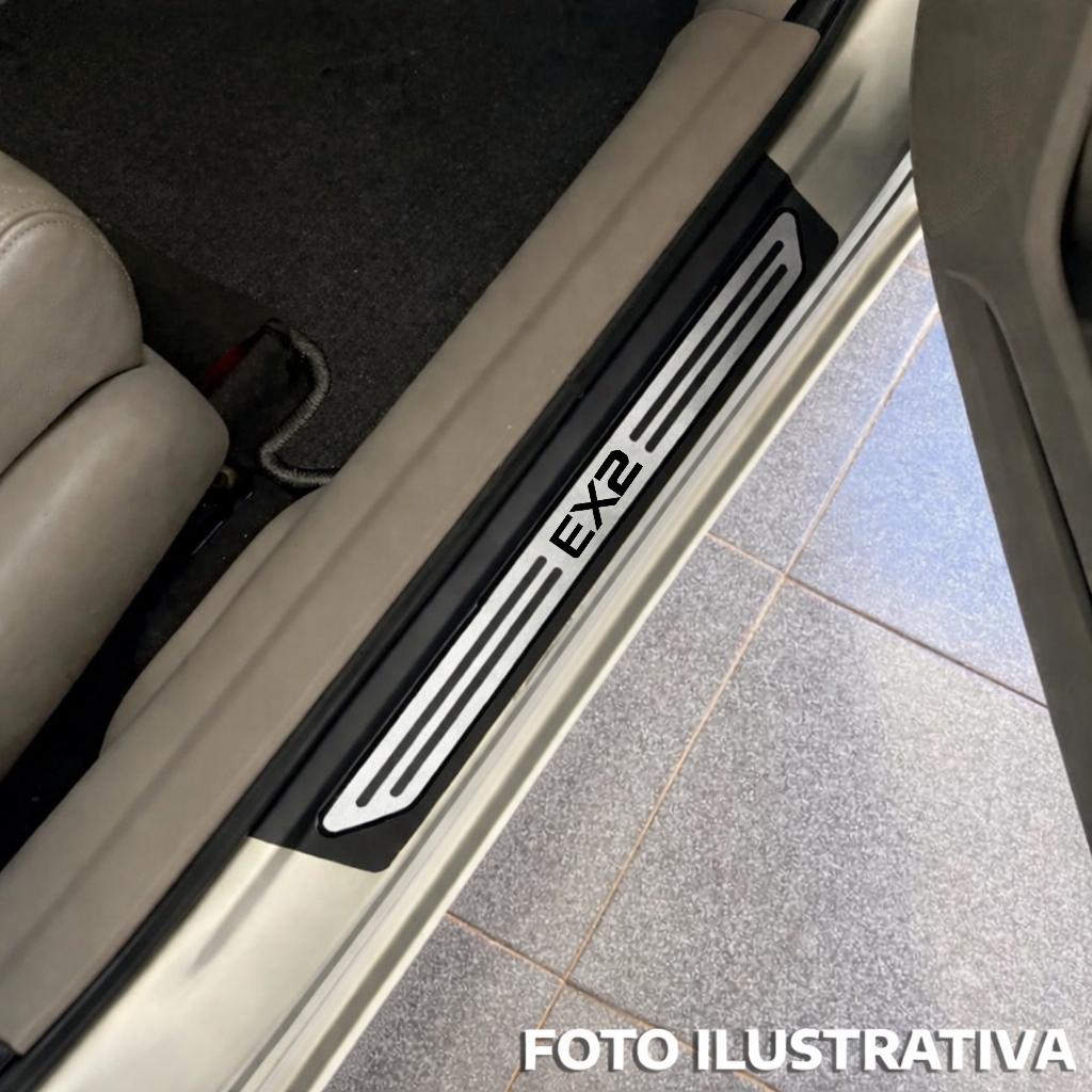 Kit soleira baixo relevo EX2 em aço inox