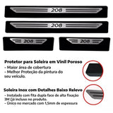 Soleira baixo relevo Peugeot 208