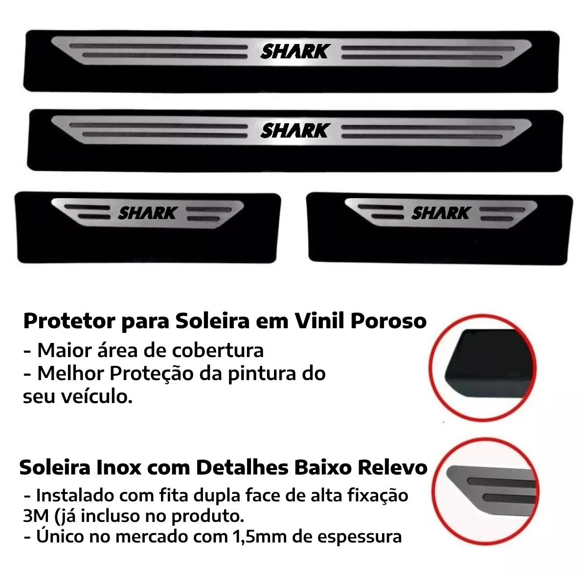 Soleira baixo relevo BYD SHARK