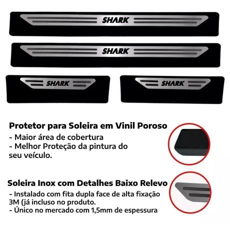 Soleira baixo relevo BYD SHARK