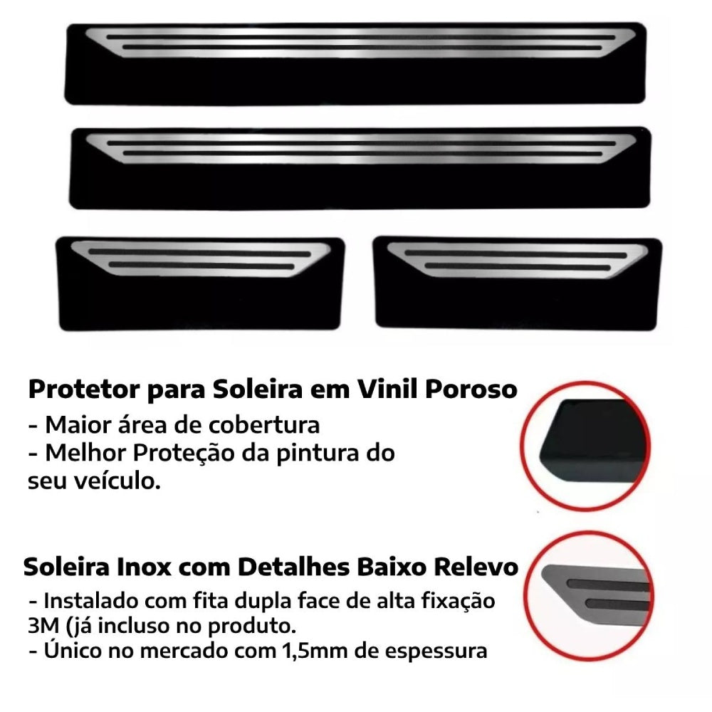 Soleira baixo relevo Chevrolet Onix