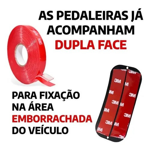 Kit Grade Preta Sem Emblema e Pedaleira Lisa Descanso Liso e Soleiras Lisas em Inox Fiat Uno Mille 05 a 13